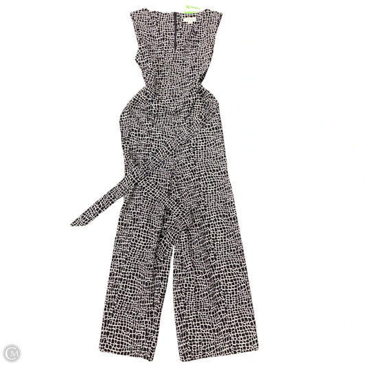 Jumpsuit By Calvin Klein In Black & White, Size: 8