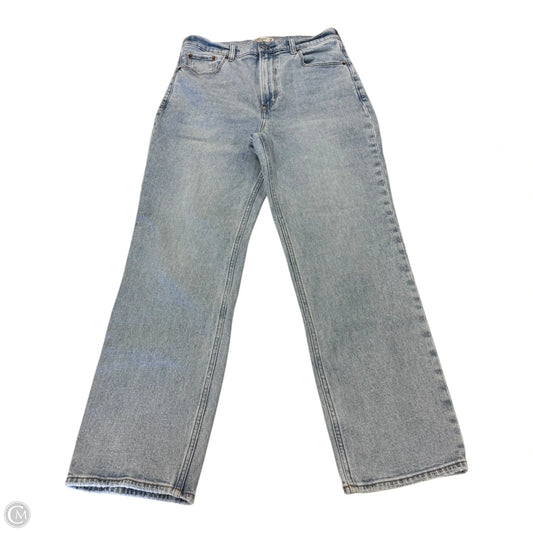 Jeans Cropped By Abercrombie And Fitch In Blue, Size: 8