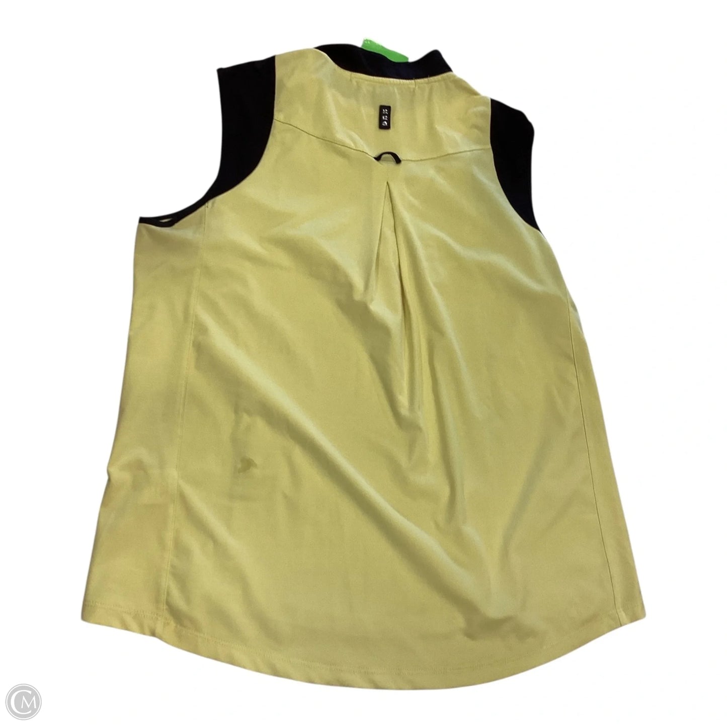 Top Sleeveless By Jamie Sadock In Yellow, Size: L