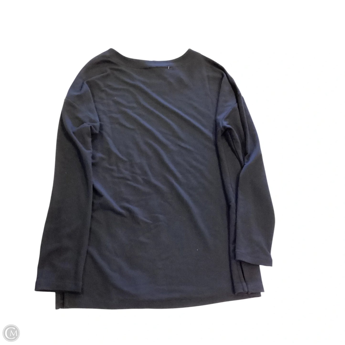 Top Long Sleeve By Banana Republic In Black, Size: L