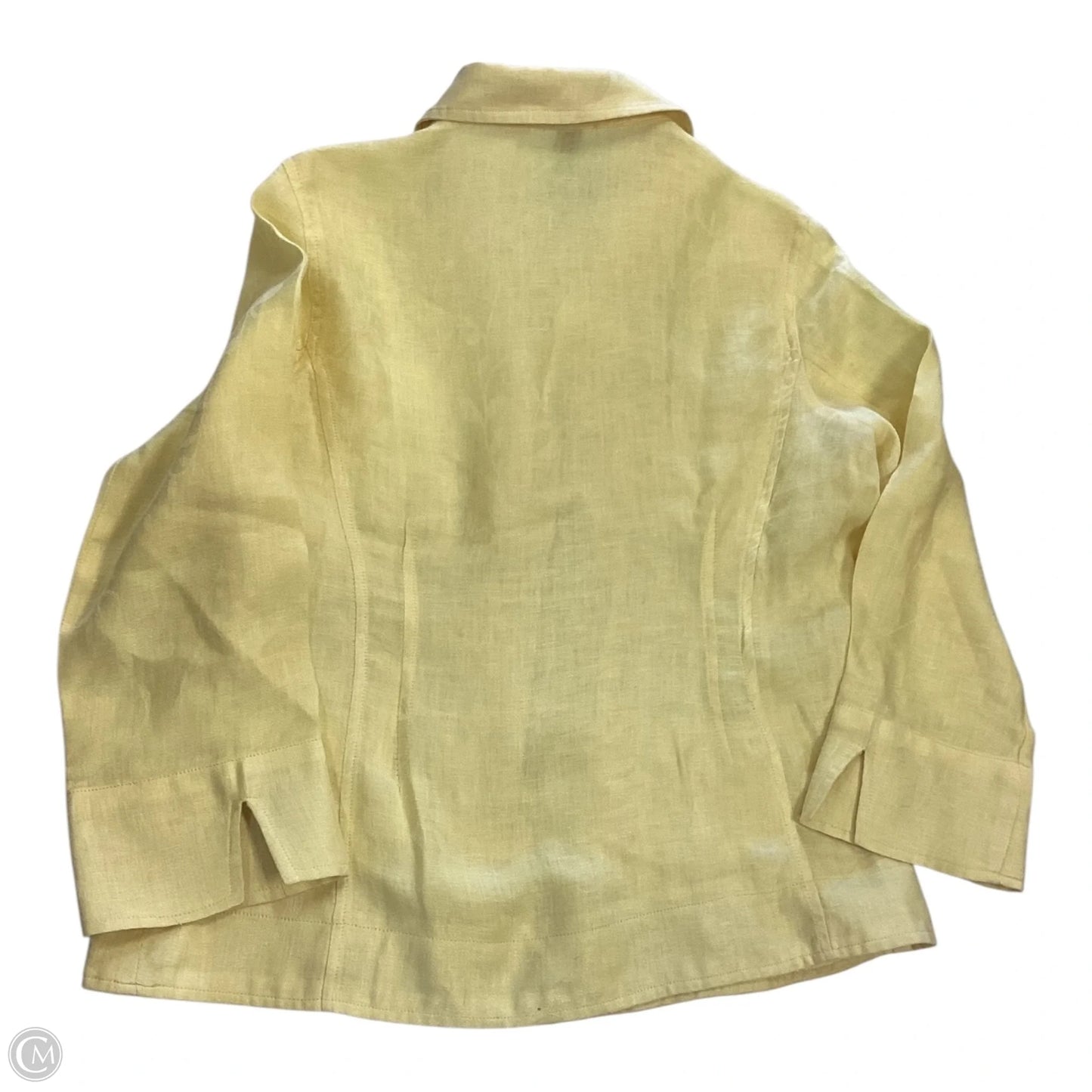 Blazer By Peck And Peck In Yellow, Size: 10