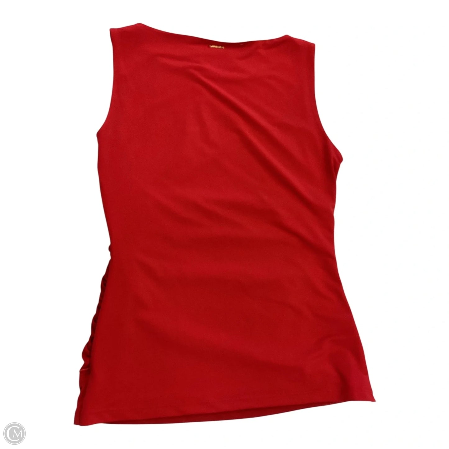 Top Sleeveless By Calvin Klein In Red, Size: M