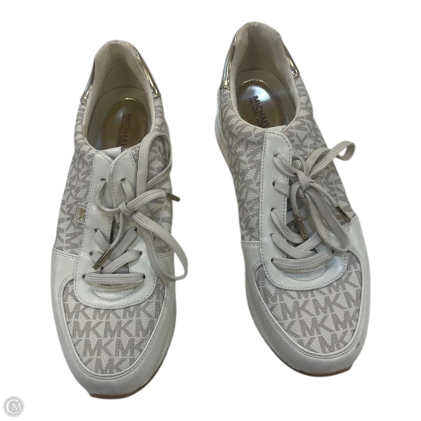 Shoes Designer By Michael Kors In White, Size: 9