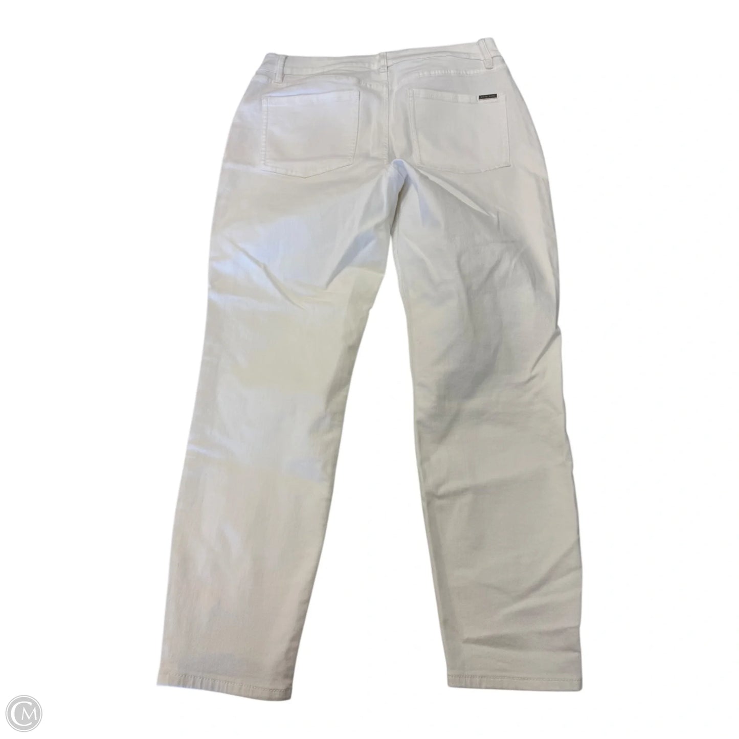 Pants Cropped By White House Black Market In White, Size: 10