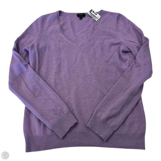 Sweater Cashmere By Talbots In Purple, Size: S