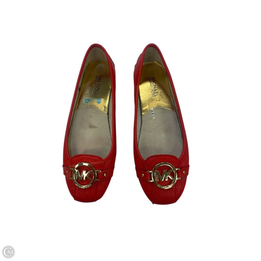 Shoes Designer By Michael Kors In Orange, Size: 8.5