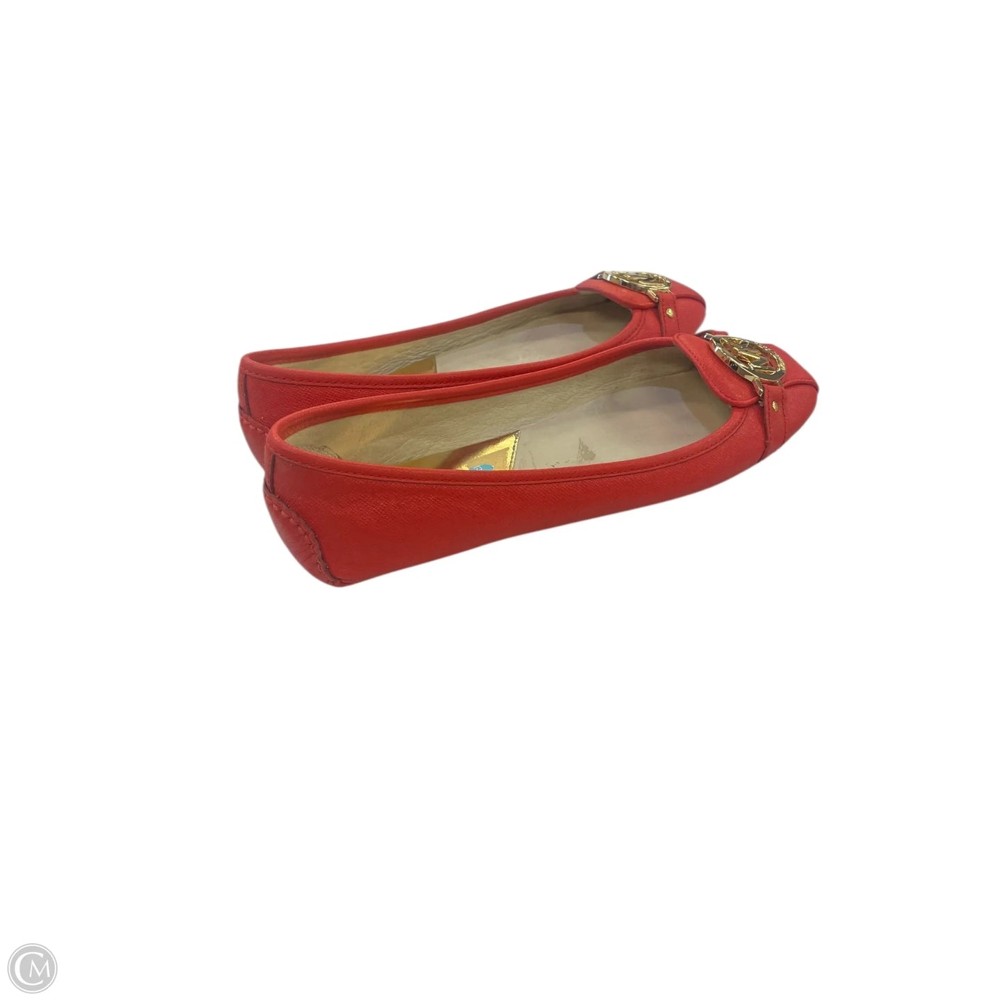 Shoes Designer By Michael Kors In Orange, Size: 8.5