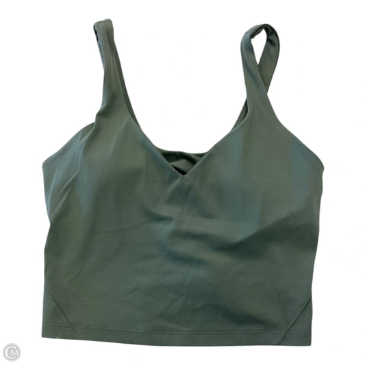 Athletic Bra By Lululemon In Green, Size: S