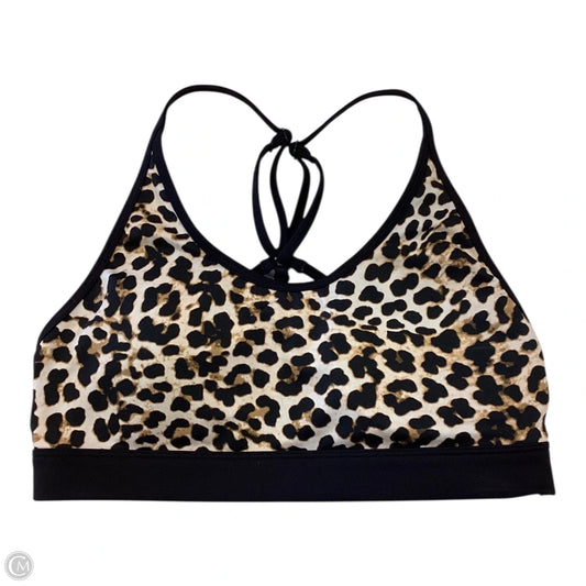 Athletic Bra By Clothes Mentor In Animal Print, Size: M
