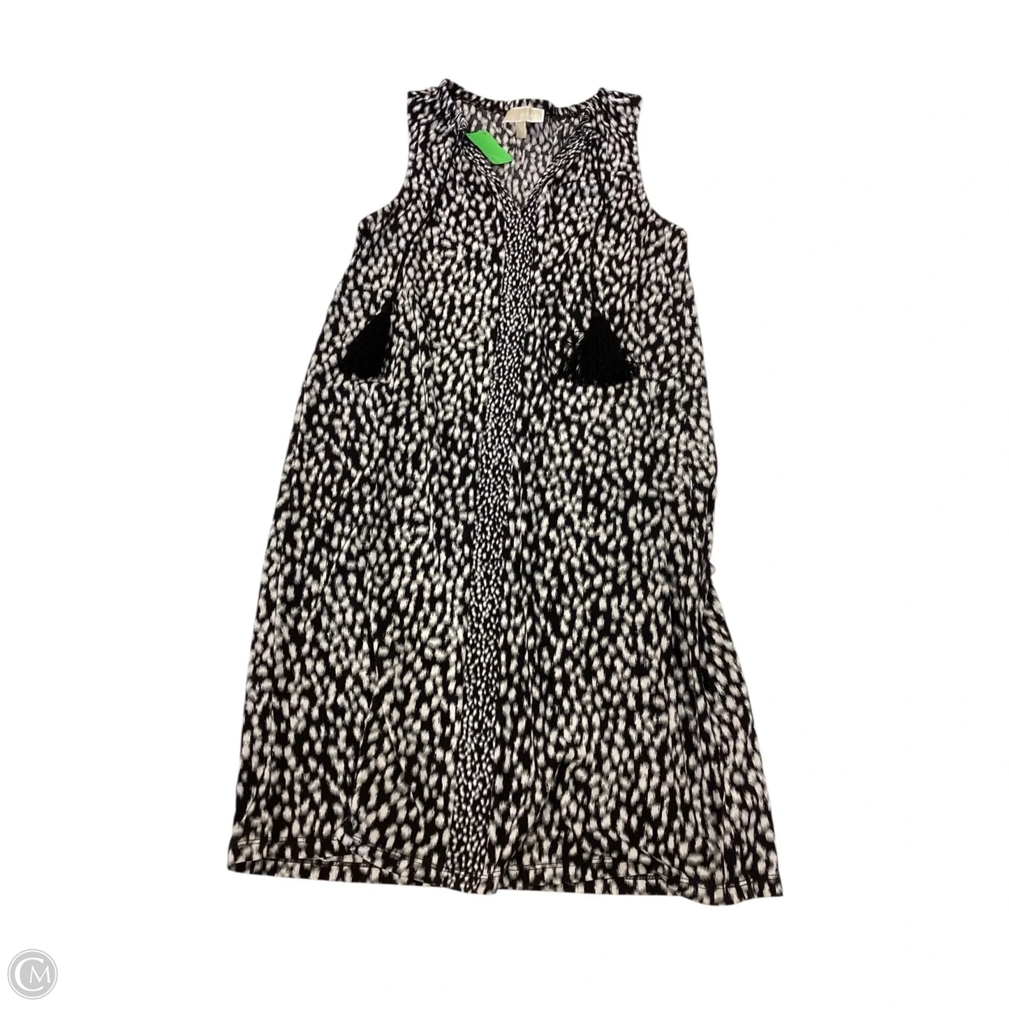 Dress Designer By Michael Kors In Black & Grey, Size: S