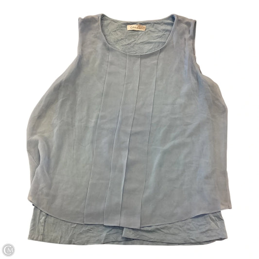Top Sleeveless By Calvin Klein In Blue, Size: M