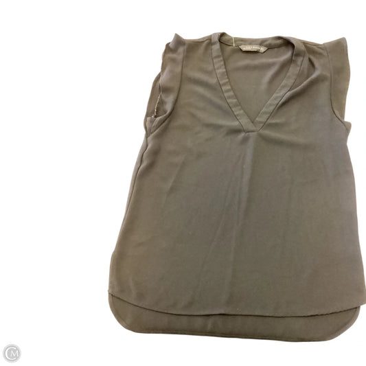 Top Sleeveless By Zara Women In Black, Size: M