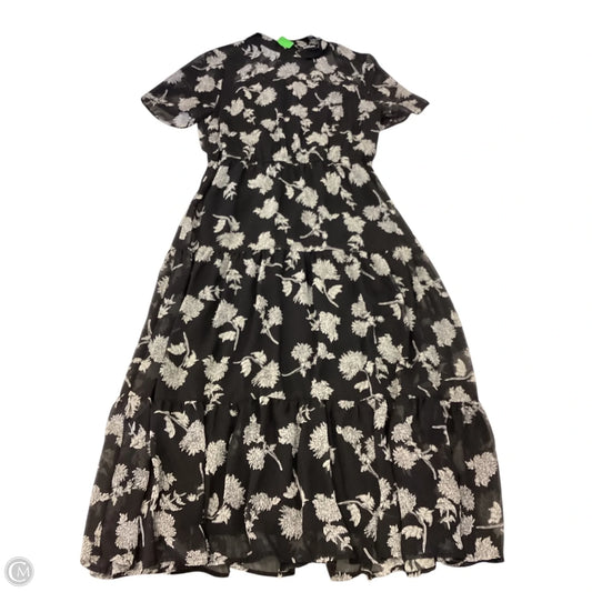 Dress Casual Midi By Lulus In Black & White, Size: M