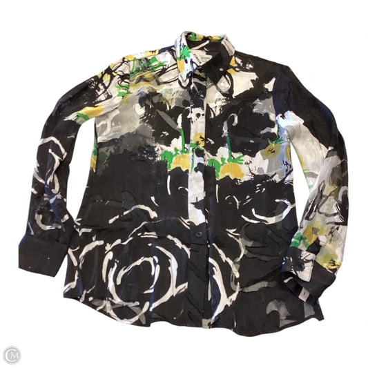 Top Long Sleeve By Chicos In Multi-colored, Size: S