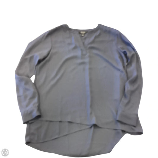 Top Long Sleeve By Simply Vera In Grey, Size: M