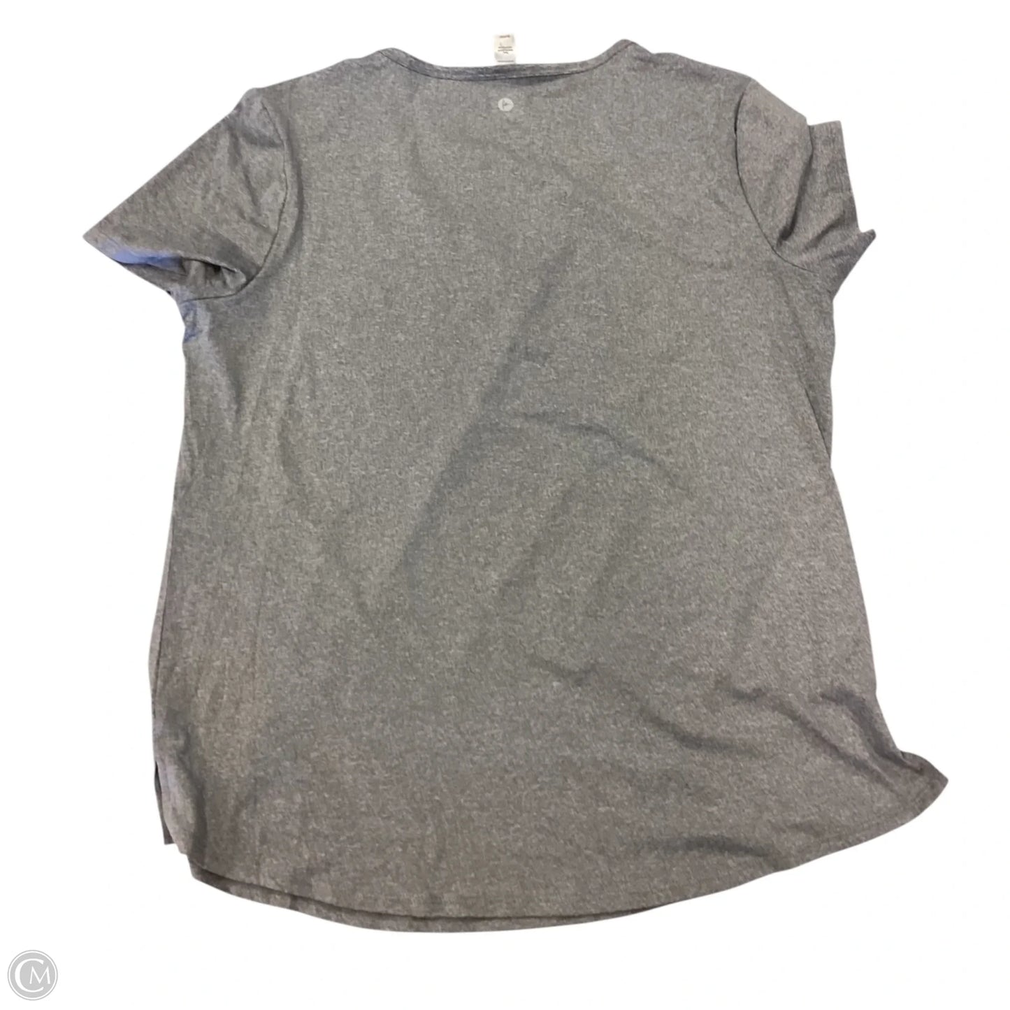Top Short Sleeve By 90 Degrees By Reflex In Grey, Size: L