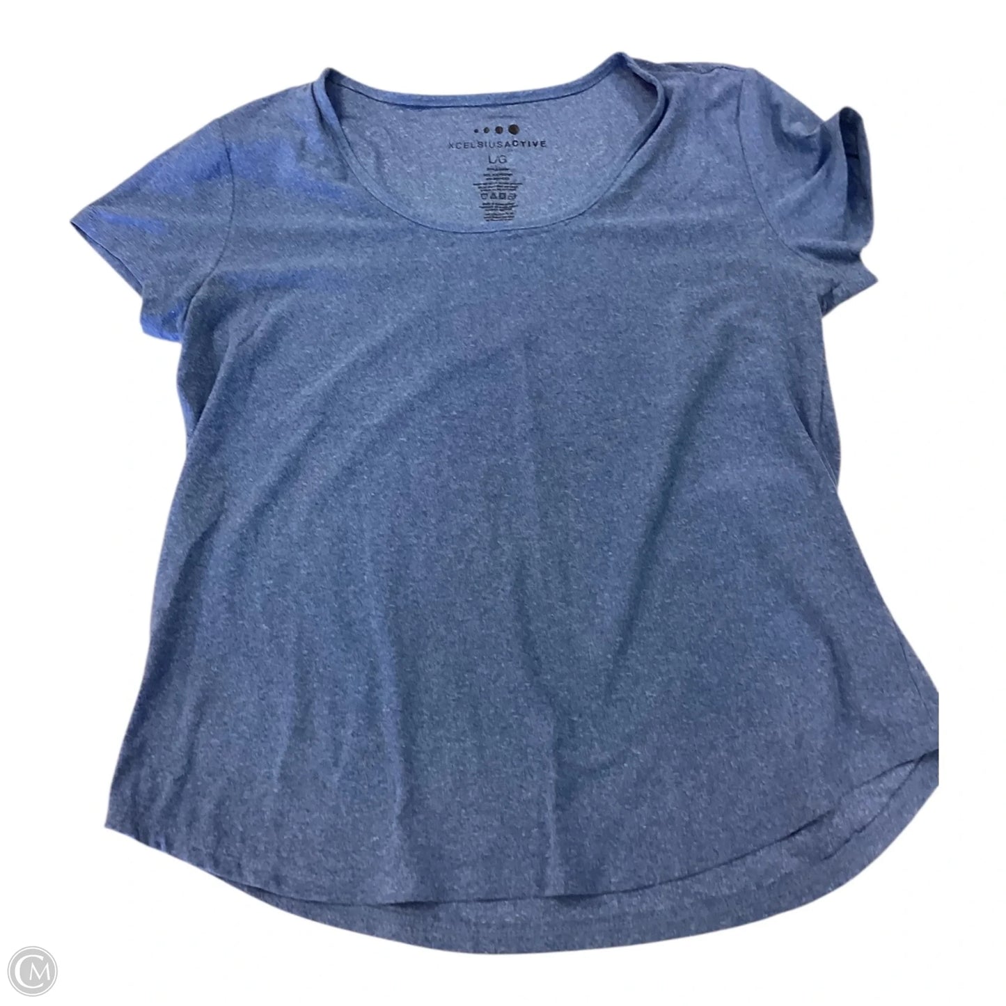 Top Short Sleeve By Clothes Mentor In Blue, Size: L
