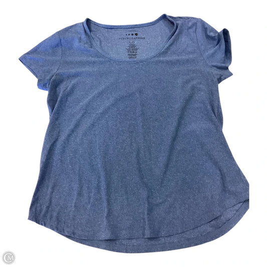 Top Short Sleeve By Clothes Mentor In Blue, Size: L