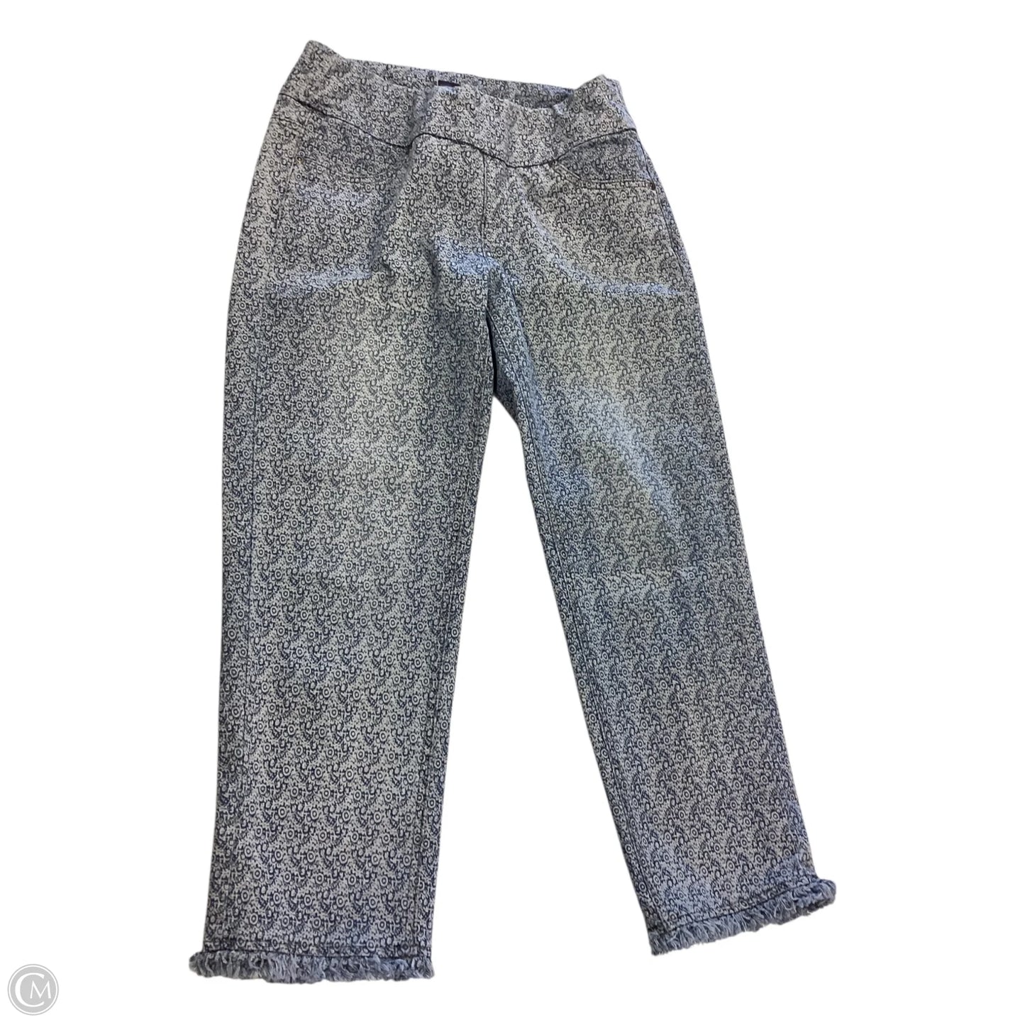 Pants Cropped By Multiples In Blue, Size: 4