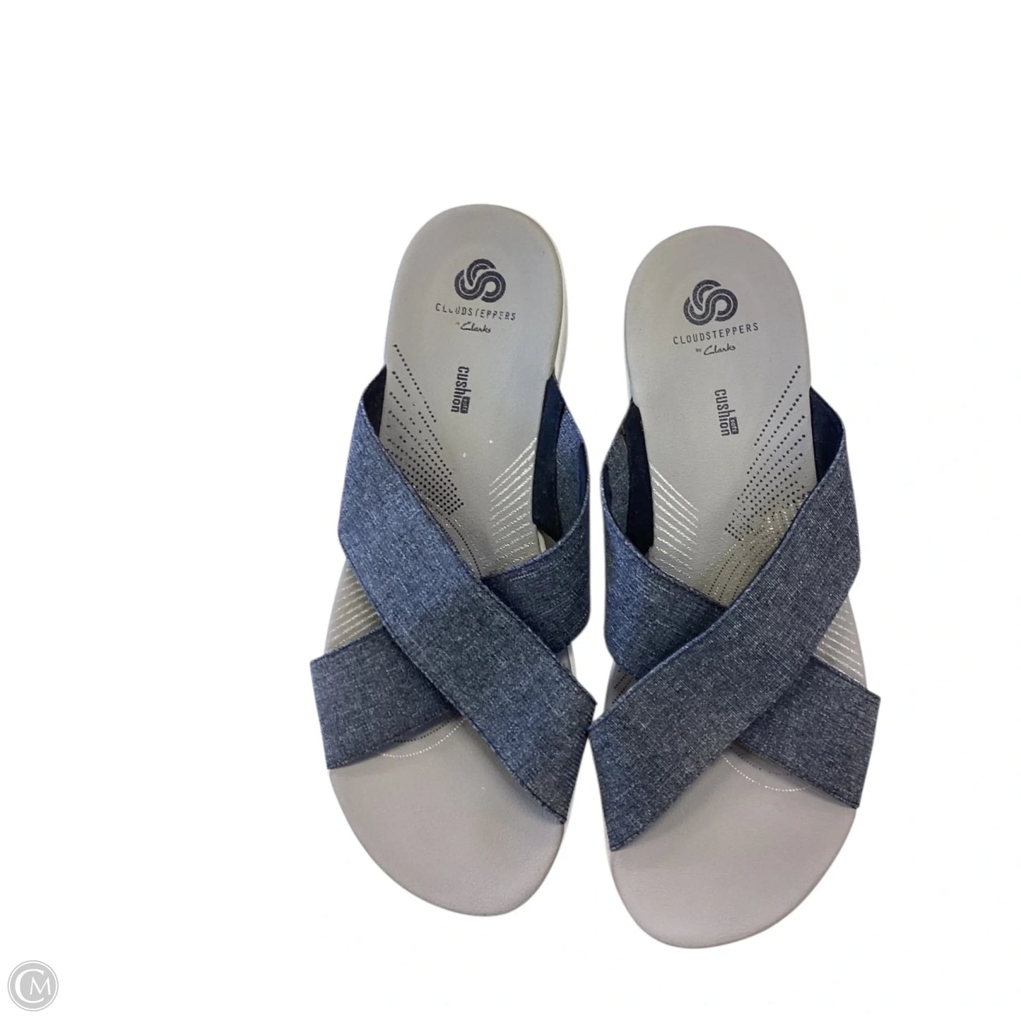 Sandals Flats By Clarks In Blue, Size: 10