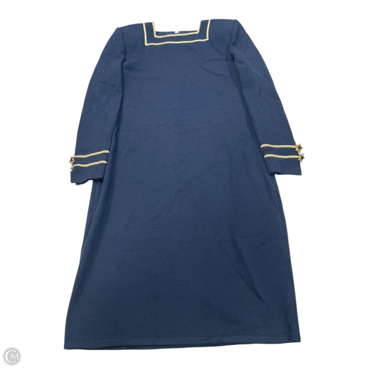 Dress Luxury Designer By St John Collection In Navy, Size: 10