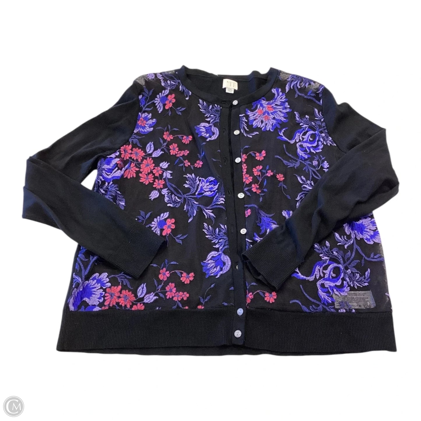 Cardigan By A New Day In Black, Size: Xxl