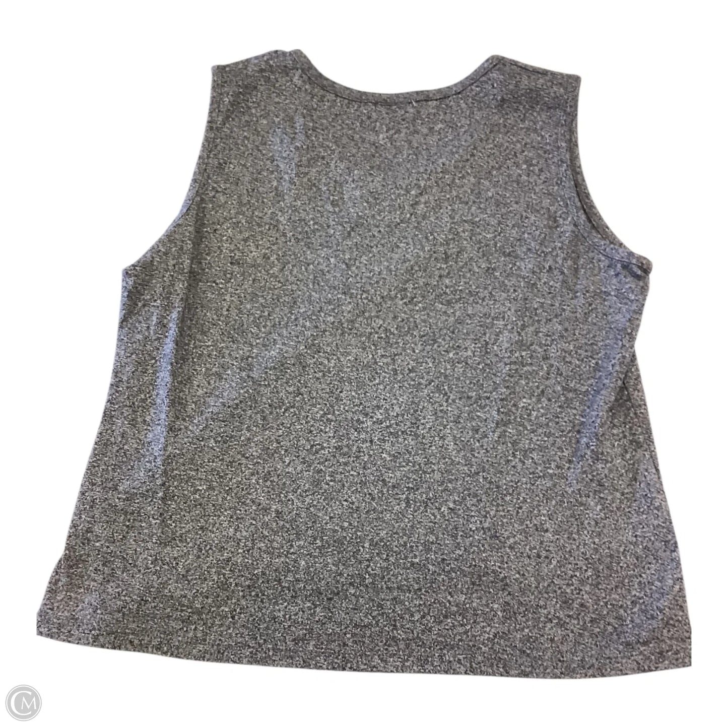 Top Sleeveless By Rafaella In Grey, Size: Xlp