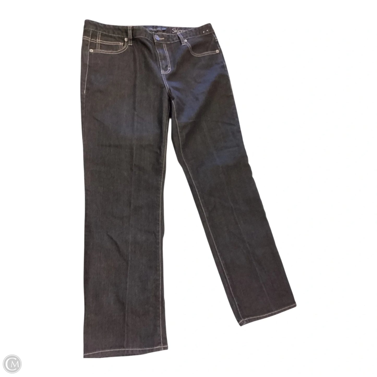 Jeans Cropped By Calvin Klein In Black, Size: 14p