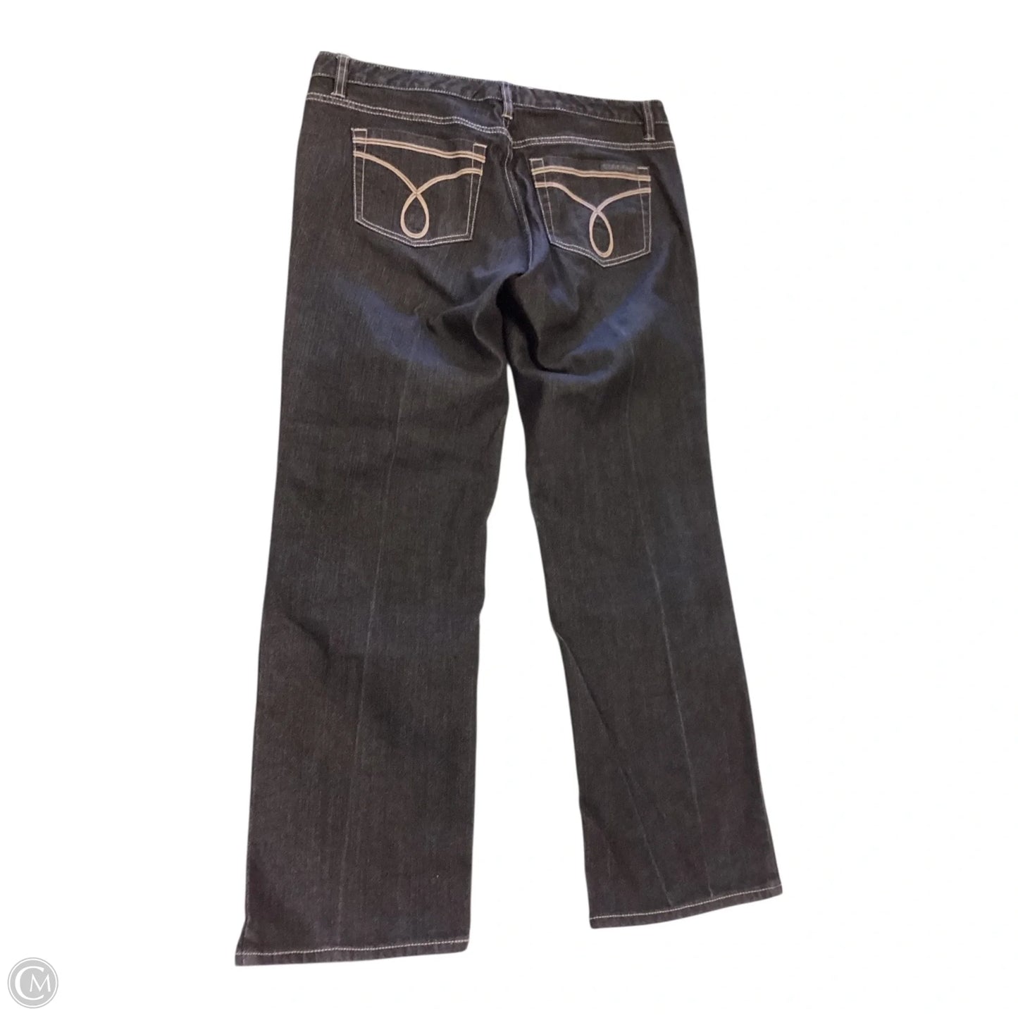 Jeans Cropped By Calvin Klein In Black, Size: 14p