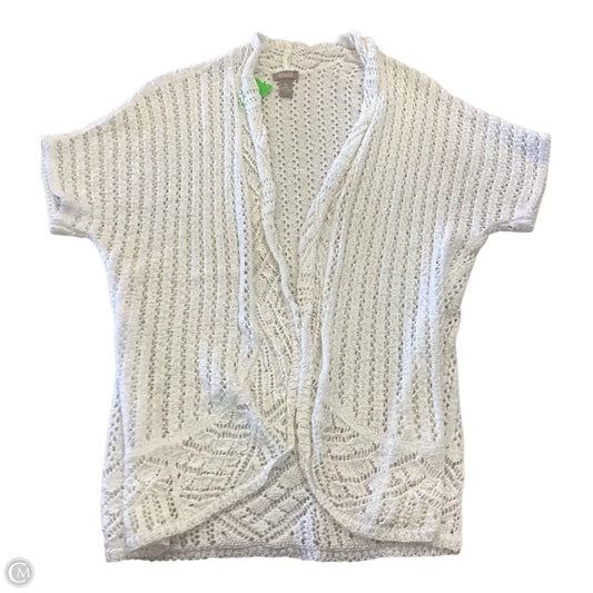 Cardigan By Chicos In White, Size: Xl