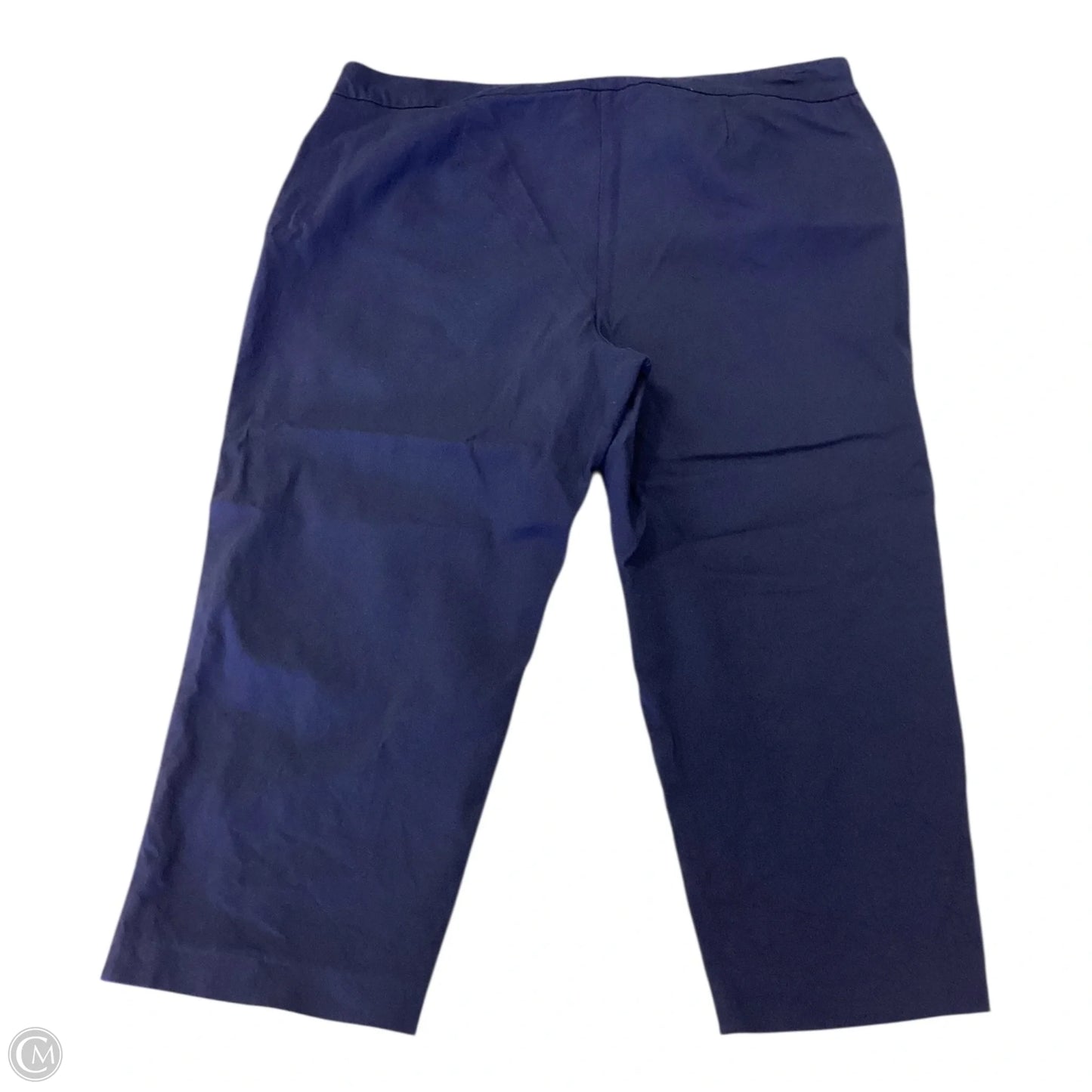 Capris By Chicos In Navy, Size: L