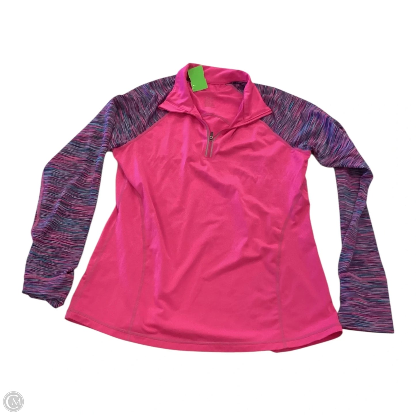 Top Long Sleeve By Ideology In Pink, Size: M