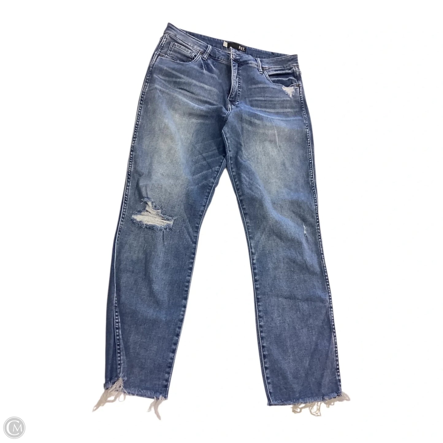 Jeans Cropped By Kut In Blue, Size: 12