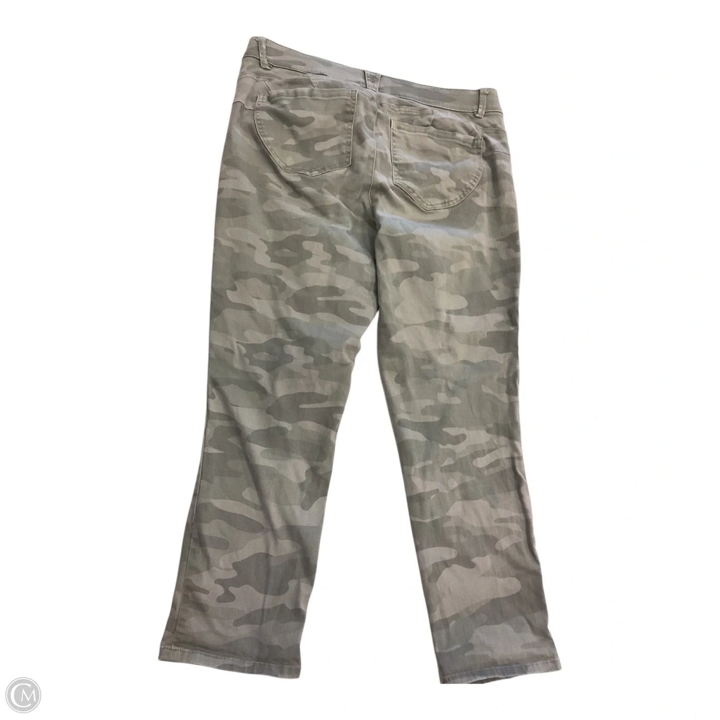 Pants Cropped By Democracy In Green, Size: 14
