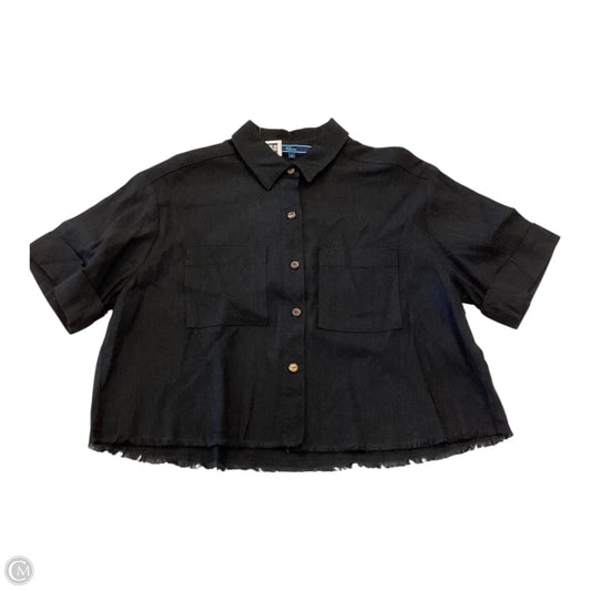 Top Short Sleeve By Shore In Black, Size: Xs