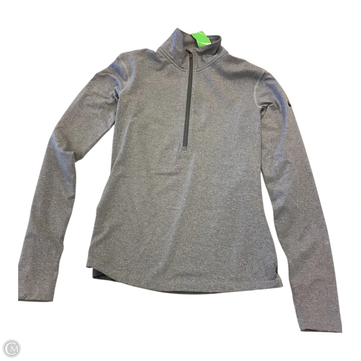 Top Long Sleeve By Nike Apparel In Grey, Size: S