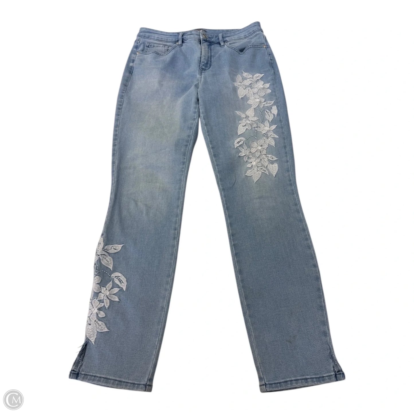 Jeans Cropped By Clothes Mentor In Blue, Size: 8