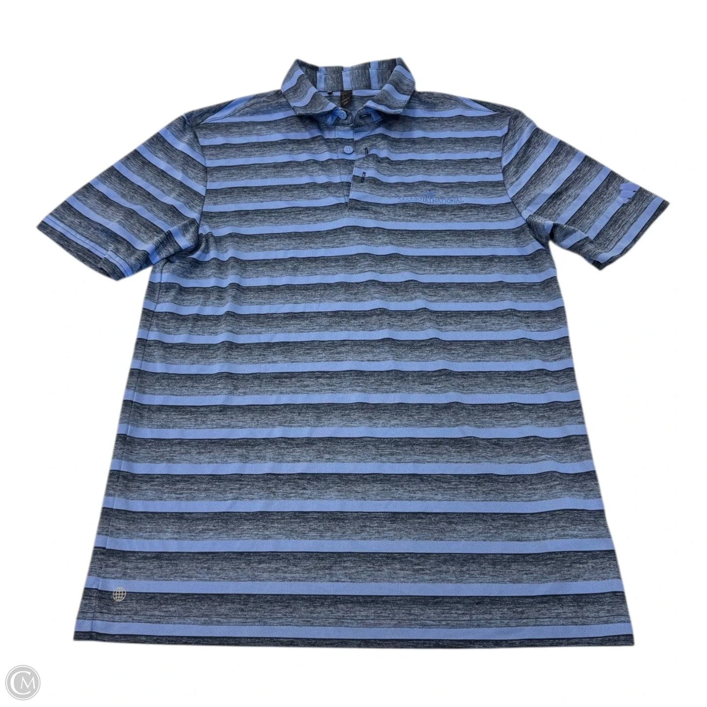 Top Short Sleeve By Adidas In Blue, Size: S