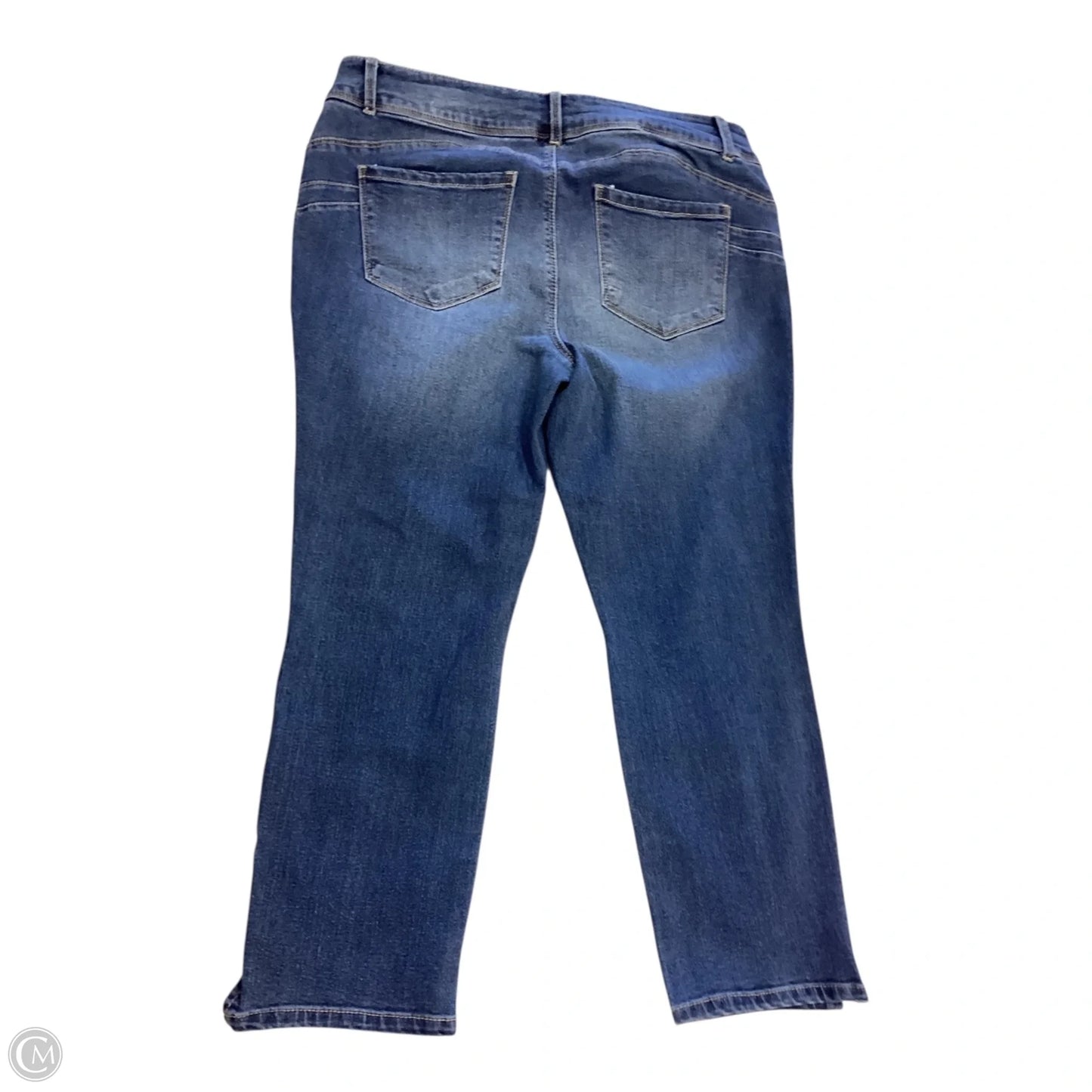 Jeans Cropped By D Jeans In Blue, Size: 12p