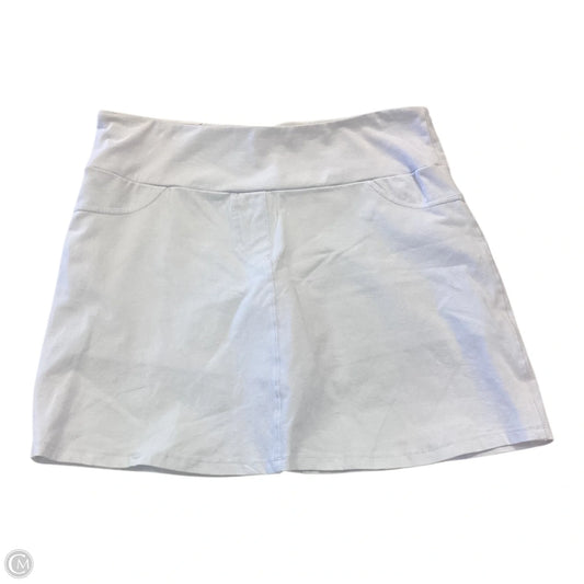 Skort By Clothes Mentor In White, Size: L