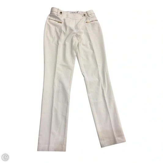 Pants Dress By Calvin Klein In White, Size: 2