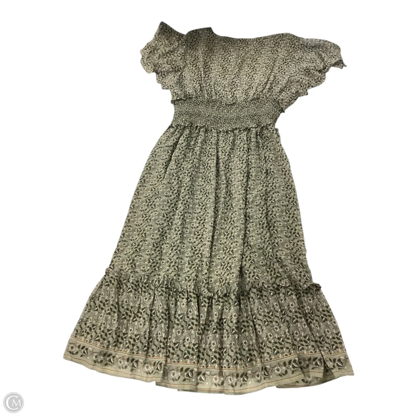 Dress Casual Maxi By Max Studio In Green, Size: Xl