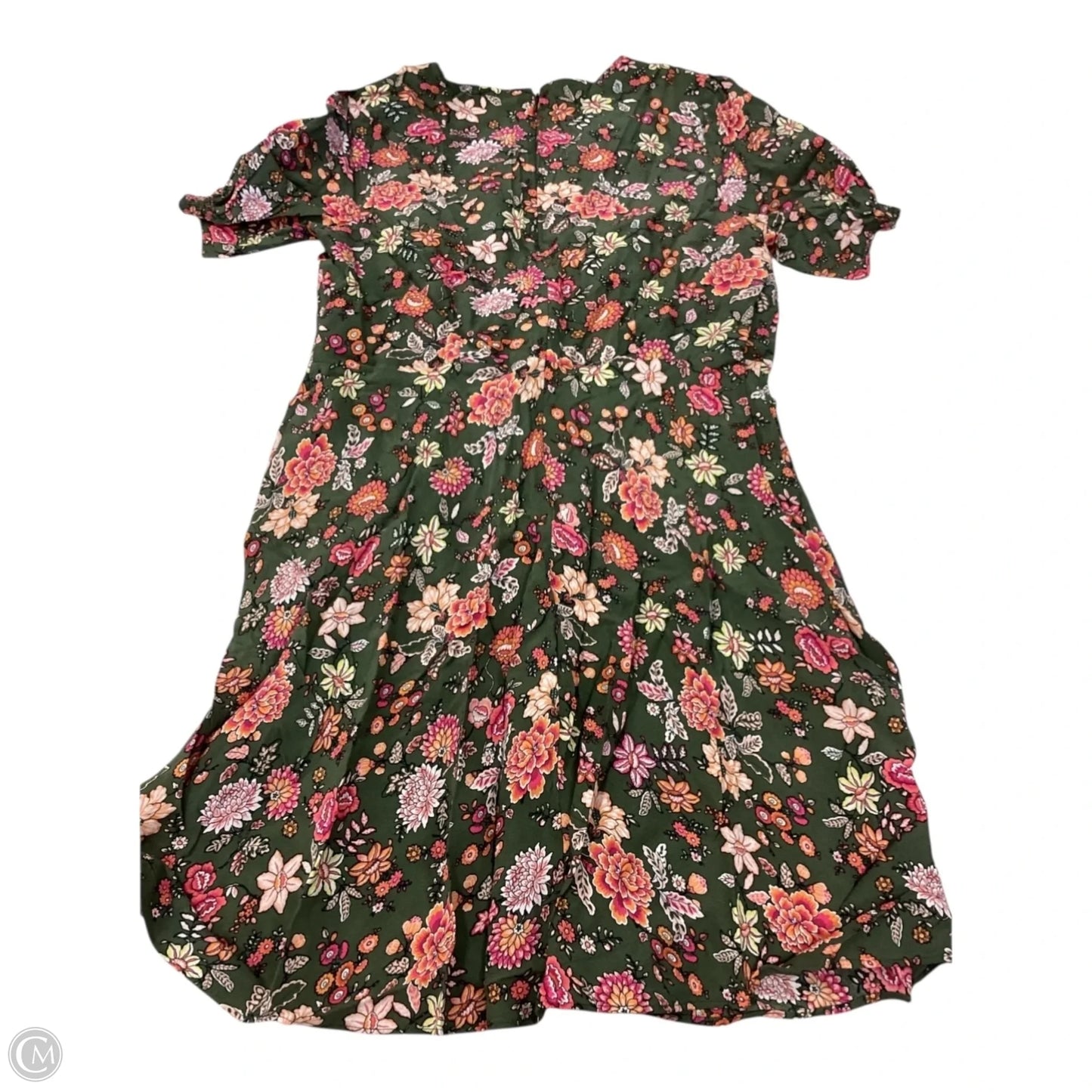 Dress Casual Short By Loft In Green, Size: 14