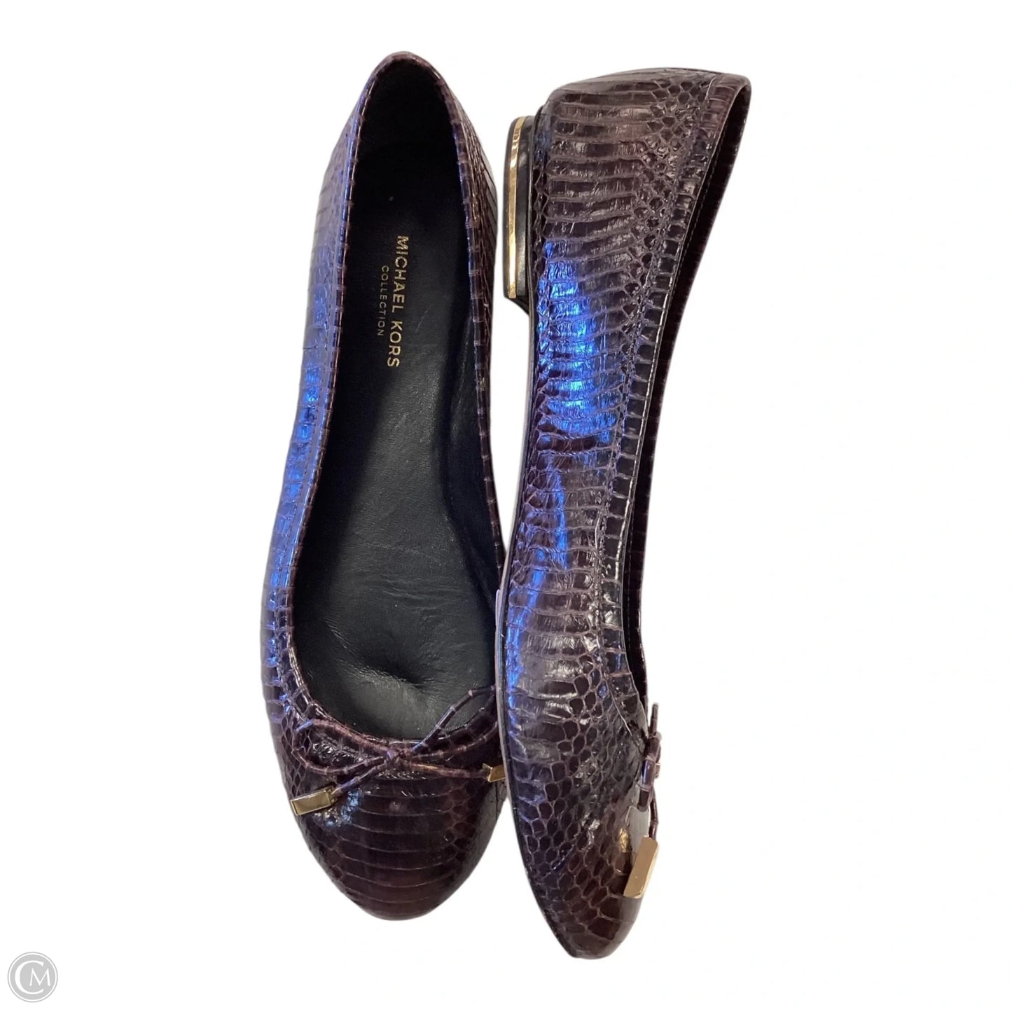 Shoes Designer By Michael Kors In Purple, Size: 6.5