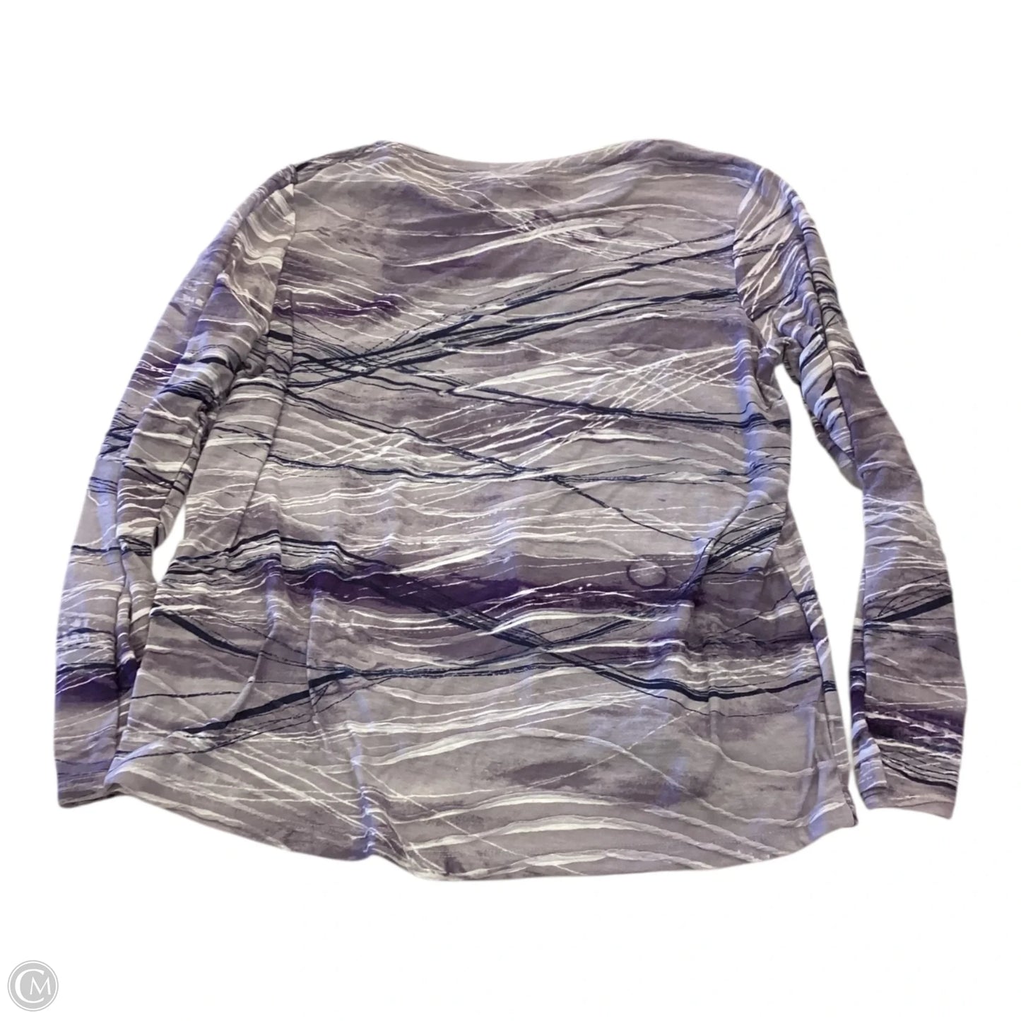 Top Long Sleeve By Simply Vera In Purple, Size: Xl