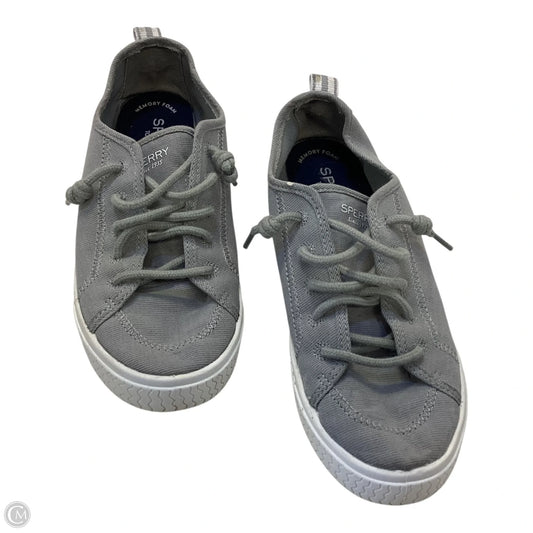 Shoes Athletic By Sperry In Grey, Size: 8