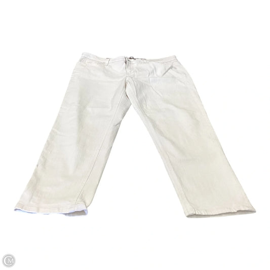 Pants Cropped By Vintage America In White, Size: 6