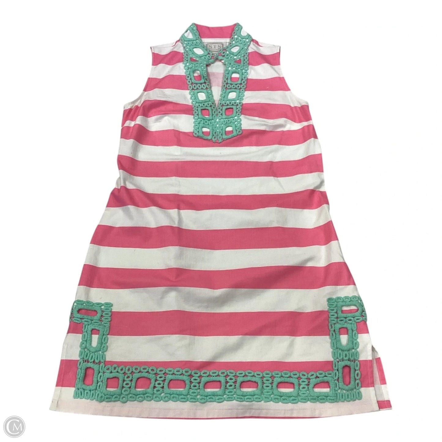 Dress Casual Short By Sail To Sable In Pink & White, Size: Xs