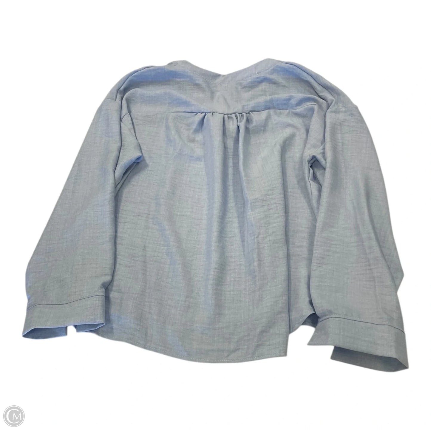 Top 3/4 Sleeve By Clothes Mentor In Blue, Size: 2x
