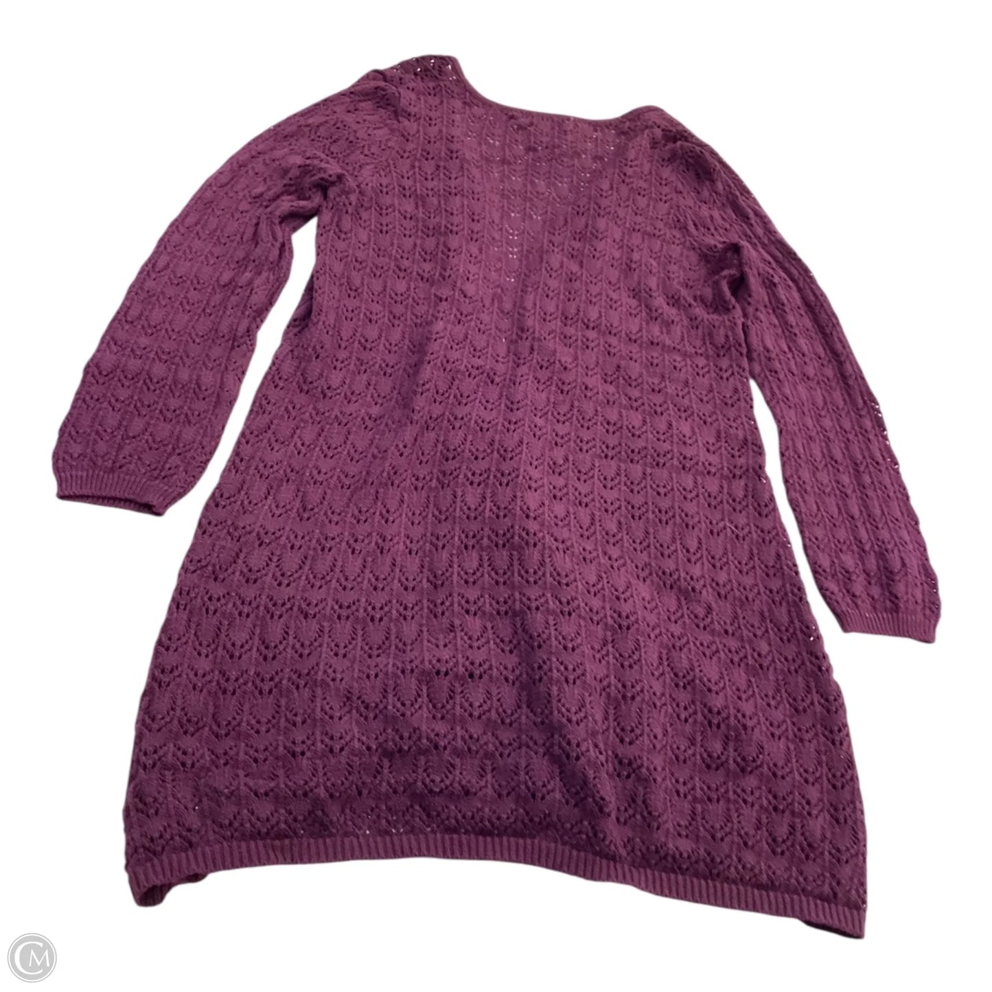 Cardigan By Jessica London In Purple, Size: 12